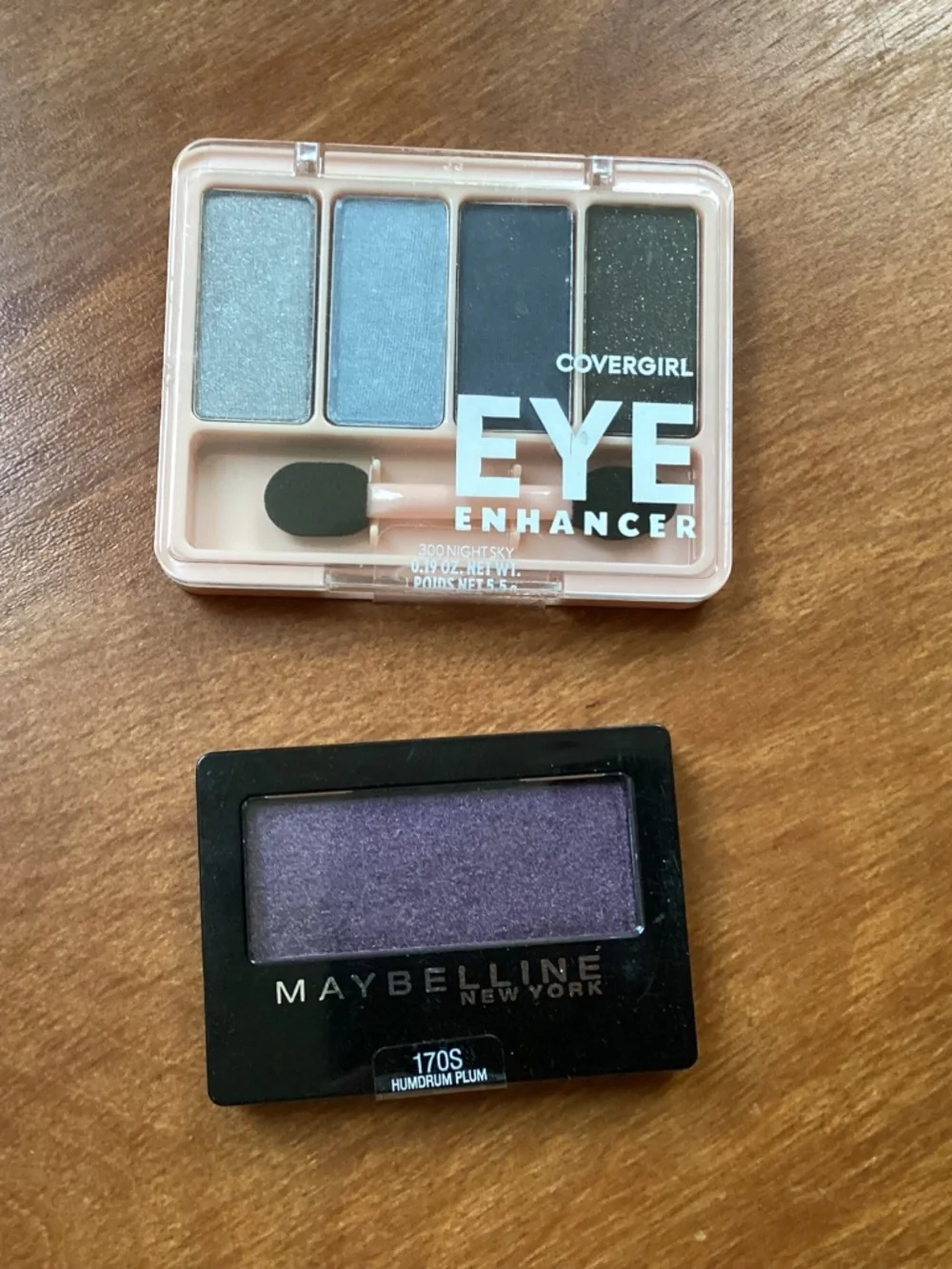 Covergirl Eye Enhancer 300 Night Sky and Maybelline Expert Wear single 170S NEW